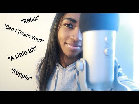 ASMR - Repeating Trigger Words (Hand Movement, Whispering, Mouth Sounds, Tingles)