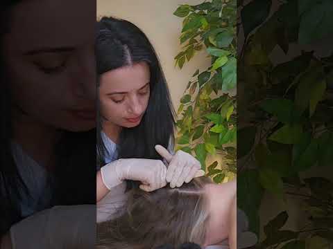 ASMR Scalp Check and Inspection for Relaxation