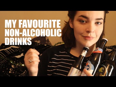 ASMR Dry January Non-Alcoholic Drinks! Tapping, Liquid Sounds, Soft Spoken [Binaural]