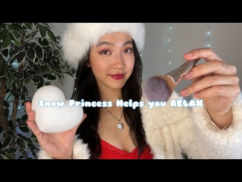 ❄️ Snow princess Gives You Soothing ASMR Tingles & Helps You Relax 🤍 (Ft. Dossier)