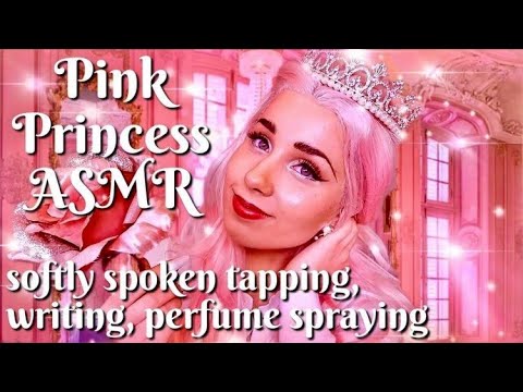 Pink Princess Looks After You! ASMR Quest Chapter 4 || ♡ Perfume spraying, note taking, tapping ♡