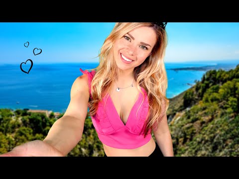 ASMR PARADISE WITH ME 🌴🤍 Virtual Vacation to Sicily (Realistic)