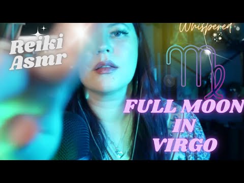 ✨♍🧜‍♀️Reiki ASMR-Full Moon In Virgo~Sound Healing, Release and Detoxify