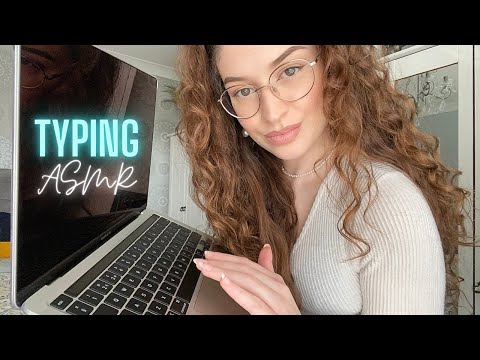 [ASMR] ✨ CLICKY TYPING SOUNDS ✨ POV- You're Fake Working 😂