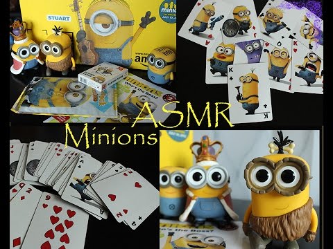 ASMR  variety sounds (unboxing minion haul)