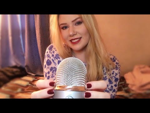 ASMR |Repeating My Intro/Outro| Whispering, Camera Touching, Little Kisses