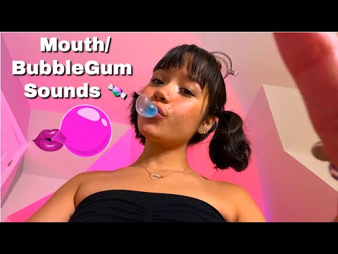 ASMR | Pure Mouth Sounds ✨ & Bubble Gum Sounds 🍬