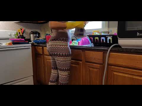 ASMR| LET'S CLEAN THE KITCHEN| WASHING DISHES| PUTTING DISHES AWAY| WIPING DOWN|