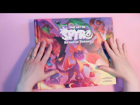 ASMR | The Art of Spyro Reignited Trilogy Book (Page Flipping)