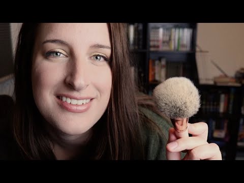 ASMR Brushing the Microphone + Whispers