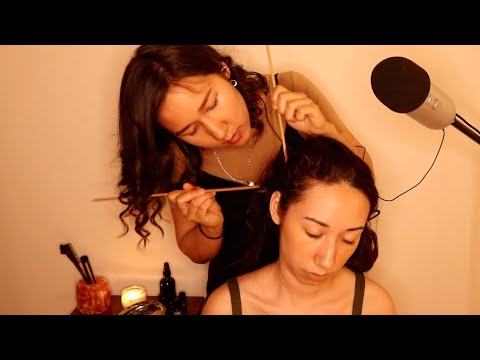 [ASMR] Real Person Scalp Check + Chinese Acupoint Scalp, Neck & Shoulder Massage For Anxiety Relief
