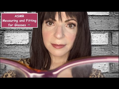 ASMR Roleplay Measuring Your Face for Glasses (Measuring, Typing, Tapping)