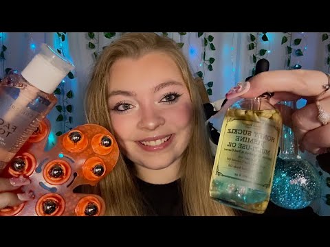 ASMR Friend Pampers you for sleep🫧🧴💤 (skincare, massage, scalp treatment, hair care, etc.)