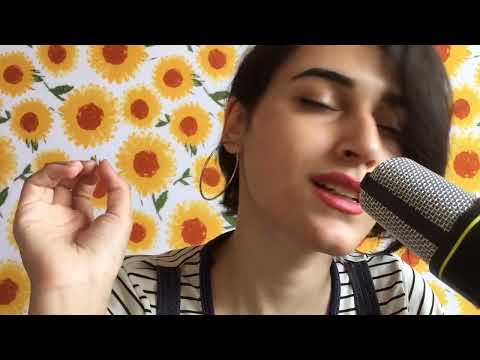 ASMR / spit painting your face / ASMR mouth sounds
