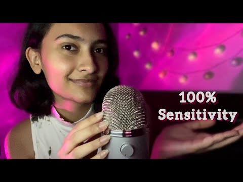 Trying Asmr at 100% Sensitivity for Brain Tingles