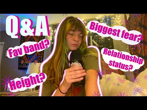 ASMR | Q&A for 6K Subscribers Special :) Hand Sounds, M0uth Sounds, Visuals & More