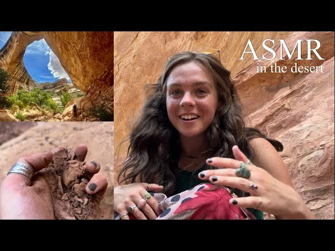 ASMR in the Desert 🌵 (crackling, water sounds, whispering…)
