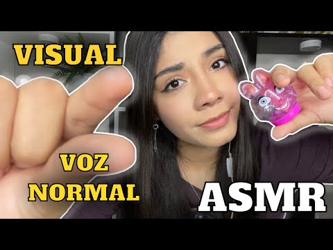 ASMR ESPAÑOL / ASMR CON mi VOZ NORMAL + VISUALES + MOUTH SOUNDS