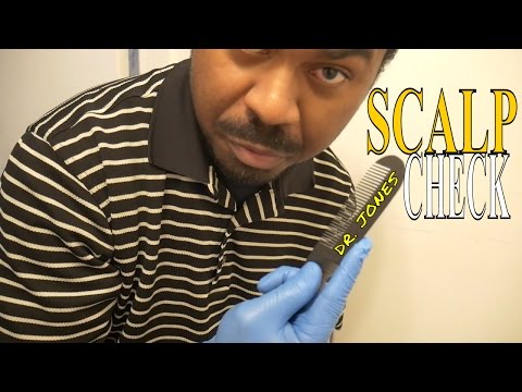 ASMR Scalp Check Roleplay feat. DR JONES (Dandruff & Lice Removal) with Scalp Scratching & Shampoo