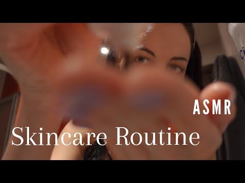ASMR Summer Skincare routine *Glowy Skin* 🌞 (lid sounds, tap-scratch, whisper, skin sounds etc.) 💛💛
