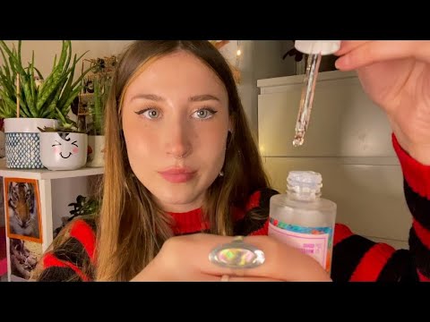asmr | doing your skincare routine & pampering you