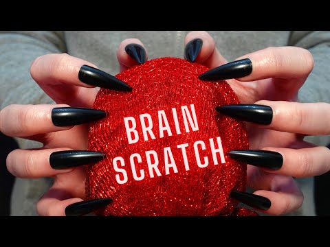 Asmr Mic Scratching - Brain Scratching with Long Nails | Asmr No Talking for Sleep and Relaxation