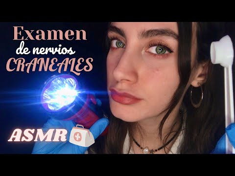 ASMR EXAMEN de NERVIOS CRANEALES 🩺🏥  (Roleplay) - Español Argentina 🇦🇷