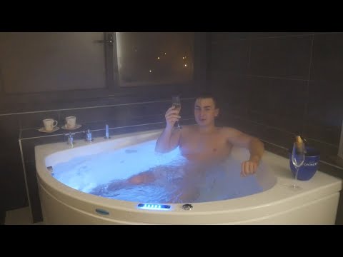 ASMR Presidential Suite Room Tour (Drinking Champagne, Jacuzzi) 🥂🛀💸
