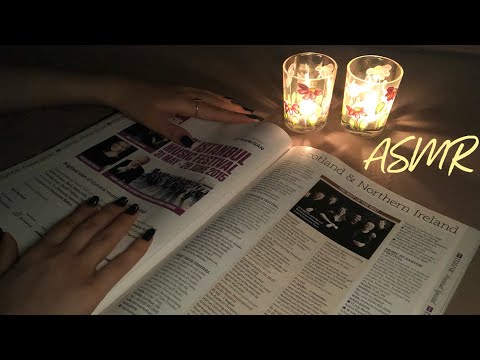 ASMR | Tapping & Page Flipping & Paper Sounds 📄 For Relaxation & Sleep✨ ( No Talking )