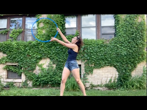 Hula Hoop Dance for ASMR ~ Mesmerizing Visual Trigger with Ambient Music & Nature Sounds🍃