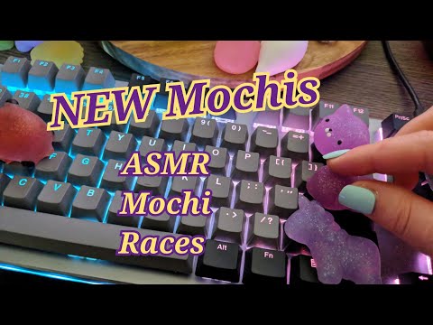 ✨ASMR✨ New Mochi Races! + NEW MOCHIS (mochi race and mochi triggers)🐙🐠🐖🐕🐢🐥🐭
