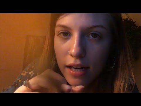 ASMR FACE-PAINTING / PERSONAL ATTENTION / DRAWING / TRACING / FACE BRUSHING / WORD REPETITION