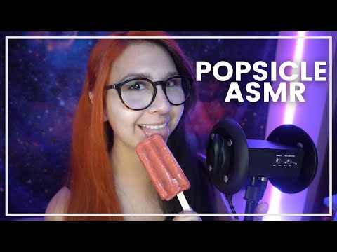 ASMR 4K Popsicle Licking, Eating & Slurping (Mouth Sounds)
