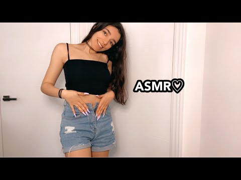 ASMR | AGGRESSIVE DENIM JEAN SHORTS SCRATCHING & BELLY BUTTON NAVEL PLAY (BEST TINGLES EVER!!)💙💙💙