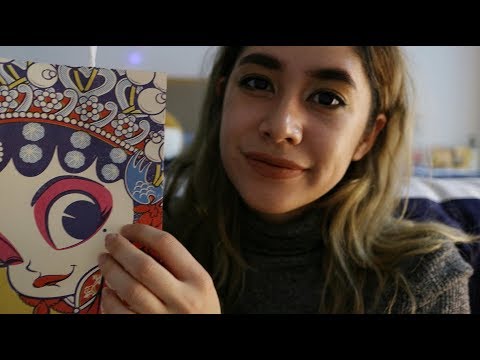 [ASMR]  Relaxing Tracing & Tapping on Chinoiseries