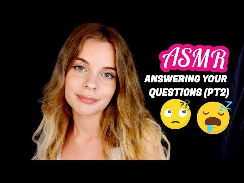 ASMR Answering Your Questions (pt2) - Ear-To-Ear Whispering