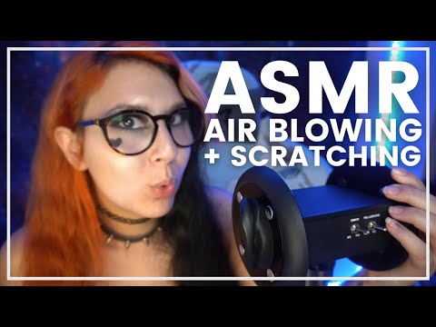 ASMR Air Blowing + Delicate Scratching