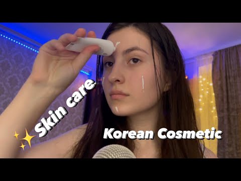 Asmr skin care in one minute with Korean Cosmetic (Nacific,Elizavecca)