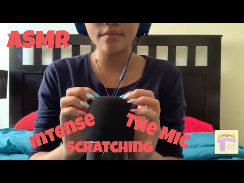 ASMR ❈  Intense Scratching the Mic | Tingle Triggers