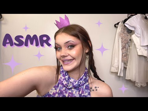 ASMR RP | Nice Girl touches up your makeup at a Halloween party 💜 Personal Attention + Tapping