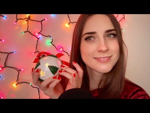 ASMR Holiday Triggers ❄️ (tapping, crinkles...)
