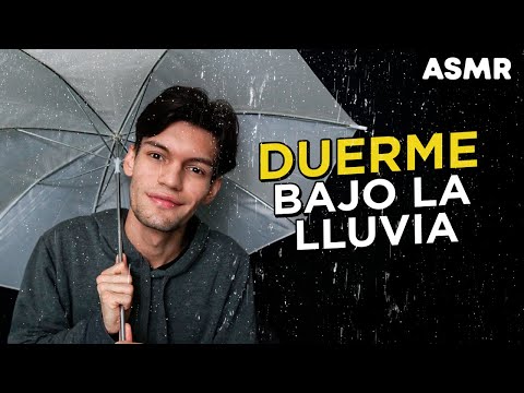 ASMR BAJO LA LLUVIA para DORMIR - asmr español - mol asmr