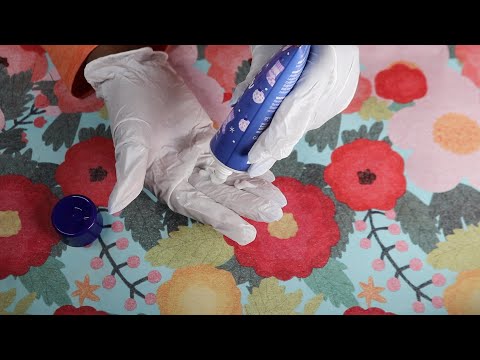 WINTER BERRY LOTION ASMR CHEWING GUM / GLOVES SOUNDS