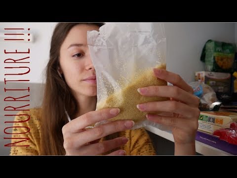 ASMR | Trions mon placard de bouffe ! (chuchotements, tapping, crinkles, etc.)