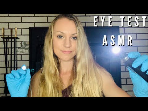 ASMR EYE EXAM LIGHT TRIGGERS | ASMR Eye Test Light | ASMR Peripheral Vision Test | Relaxing ASMR