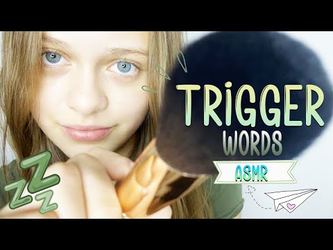 ASMR THE MOST TINGLY TRIGGER WORDS BRUSHING YOUR FACE