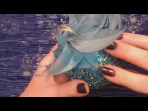 ASMR Whisper ~ Sparkly/Scratchy Christmas Ornament Show & Tell