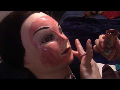 Asmr Relaxing Face Mask on Clarissa123 (mannequin) & scalp massage