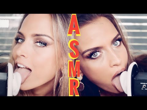 ASMR Gina Carla 😜 Soft & Fast Ear Licking! 4k 30fps
