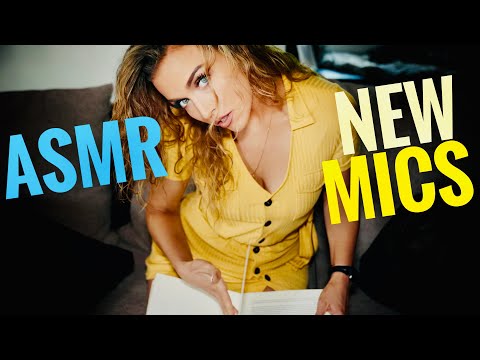 ASMR Gina Carla 🤩 Testing my new microphones with you! 🤗